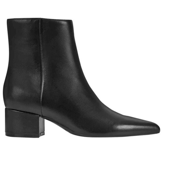 Marc Fisher Women's Gismo Block Heel Dress Black Booties 9.5M - Picture 3 of 8